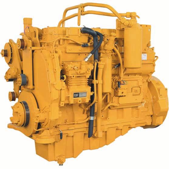 Engine Caterpillar engines deliver increased performance and lower operating costs. Cat 3176C ATAAC Engine.