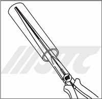 2mm JTC-5713 12" EXTRA LONG NEEDLE NOSE PLIER