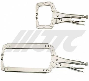 JTC-10WR 10" LOCKING PLIERS Chrome moly steel drop forged jaws. Bodily heat-treated, welding brazed. Nickel plated. Spec: 10" Function: Includes knife.