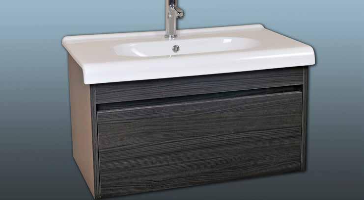 bath furniture meander TM * Vanity top sold separately * Vanity top sold separately V-MEANDER-65MCH Meander Wall-Mount Vanity 46 lbs $995 Charcoal finish