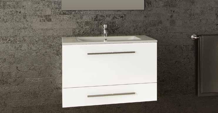 bath furniture sella TM V-SELLA-60MGR Sella Wall-Mount Vanity 75 lbs