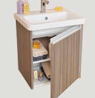 Fine Fireclay Integral Sink Top 17 lbs $195 Use with V-TYNE-45MLB or 45MSA Single faucet hole 450 x 250 x 110mm 17.7 w x 9.