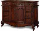 bath furniture warwick TM V-WARWICK-48AC Warwick Vanity 125 lbs $2695 Antique Cherry Spice finish Interior bottom drawer in cabinet Use with