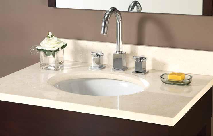 furniture tops vanity top - galala beige marble (oval cut-out) MAUT250CM Galala Beige Vanity Top 75 lbs $590 Pre-drilled for 8 widespread Pre-cut for CUM177OV sink 25 w x 22 d x 1 h MAUT310CM Galala