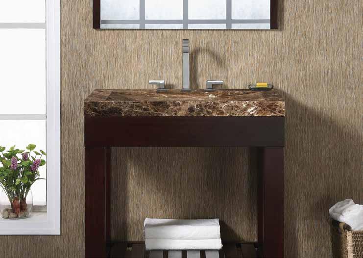 furniture tops stone integral sink top - dark emperador marble SVT240DE Dark Emperador 120 lbs $1175 Pre-drilled for 8
