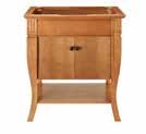 lbs $1395 Maple finish See page 84 for vanity top selections 24 w x 21½ d x 32 h