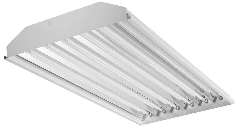 Linear Fluorescent Highbay Lighting TE-Series Full Body, Economy Fluorescent Highbay Lighting Series TE5 with 6-lamp configuration TE-Series luminaires are an economical solution for illuminating