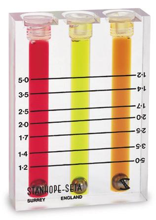 ity test 10ml sample and reference oil size Suitable for clear and opaque liquids Visit: www.stanhope-seta.co.