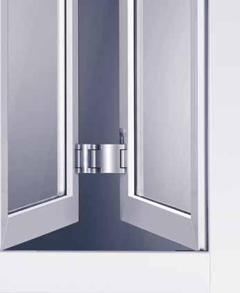 as a rebate hinge Another option is the availability of a folding sliding element as