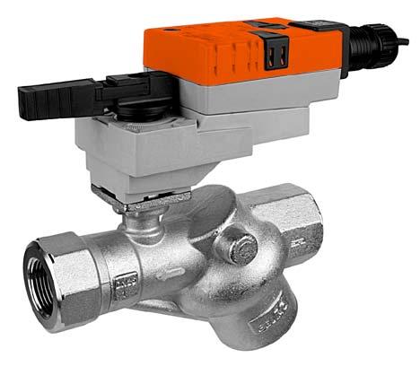 Pressure Independent Characterized Control Valve with MFT, Non-Spring Return Actuator, P/T Ports (Optional) Application: The Pressure Independent Characterized Control Valve is typically used in air