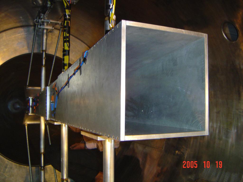 The aerodynamic drag for the scramjet combustor was measured using the accelerometer balance system.