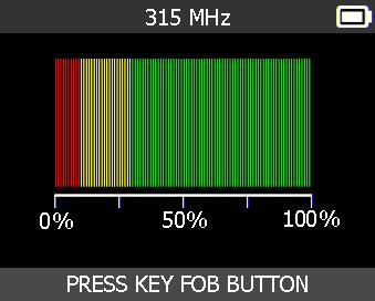 1.3. TEST RESULTS PASS: High signal strength, more than 50% (green range).