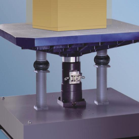 Vibration Test Systems OPTIONS 1-G Supports: 1-G Supports are airbags mounted underneath the vibration table.