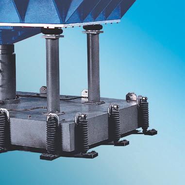 By producing an upward force to counterbalance the table load, 1-G Supports will increase the payload capacity. 1-G Supports also restrict table rotation during testing.
