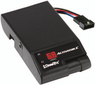 packaging Limited Lifetime Warranty 5500 Activator II Electronic Brake Control Clam - Draw-Tite Note: Not recommended for use with BMW X5 Sport Utility Vehicles 5500 5100 Brake Control 1 & 2 axle