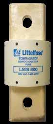 5High-Speed Fuses Fuses - High-Speed L50S SERIES HIGH-SPEED FUSE 500 Vac 450 Vdc 0-800 A Traditional Round-Body Style Description Littelfuse L50S Series High-Speed Fuses are designed to protect today