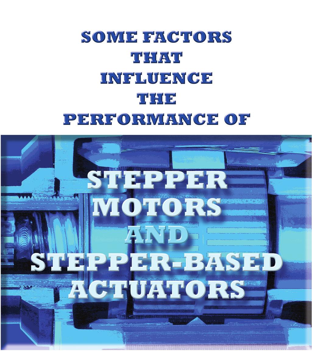 SOME FACTORS THAT INFLUENCE THE PERFORMANCE OF Authored By: Robert