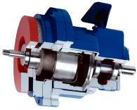 Pumps with single or double acting mechanical seal and oil lubricated