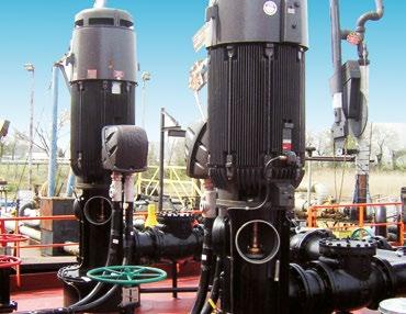 LNT LNT LNT SEMI SUBMEGED PUMP L cargo pump for high and low viscosity cargos Leistritz screw pumps arranged as vertical submerged pump can be installed e.g. Inside barrel with suction piping between the tanks of the asphalt carrier.