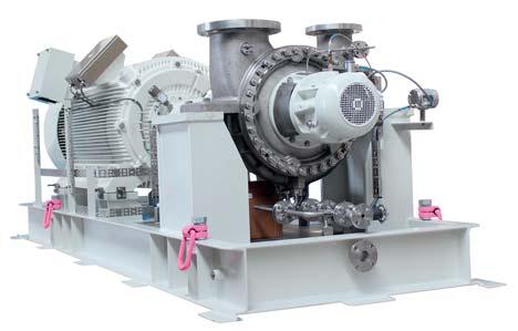 Heavy-duty, axially split, single-stage process pump, between-bearings HORIZONTAL, SINGLE-STAGE, version according to API 610 Type BB1 DOUBLE SUCTION PROCESS PUMP, BETWEEN-BEARINGS