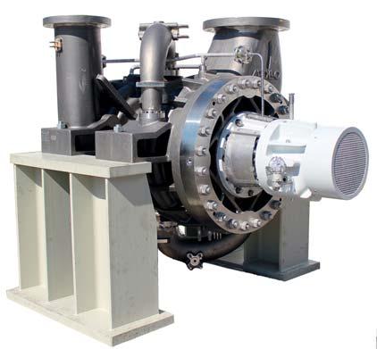 Heavy-duty, axially split, single-stage process pump, between-bearings HEAVY-DUTY, RADIALLY version according SPLIT, to API 610 Type BB1 TWO-STAGE PROCESS PUMP, BETWEEN-BEARINGS VERSION KGR,