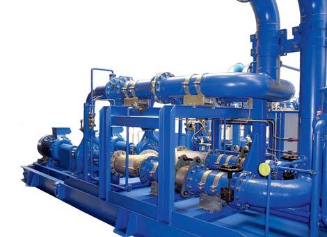 Complete prefabricated pumping systems for