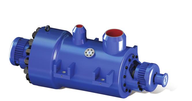 General SBV/SBVD HYOSUNG GOODSPRINGS MODEL SBV and SBVD Horizontal barrel double case volute type multi-stage pump / double suction Model SBV denotes single suction impeller type.