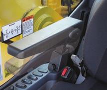 High visibility and ergonomic controls further assist to maximise the operator s productivity.