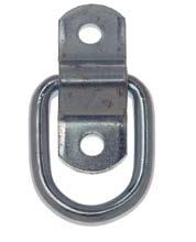 D-Ring Assembly with Weld-On Clip (Short) DR-100L Forged 1 D-Ring Assembly with Weld-On Clip (Long)