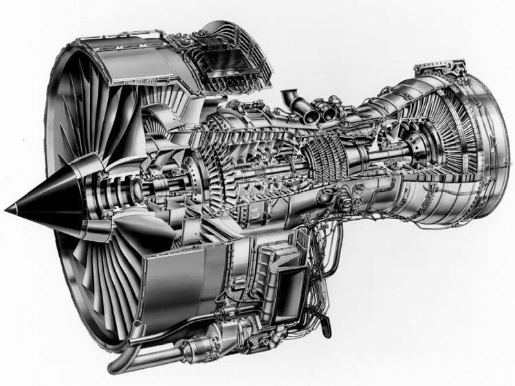 10 I / Cycle Analysis Figure 1.10 Rolls-Royce Trent turbofan (courtesy of Rolls-Royce).