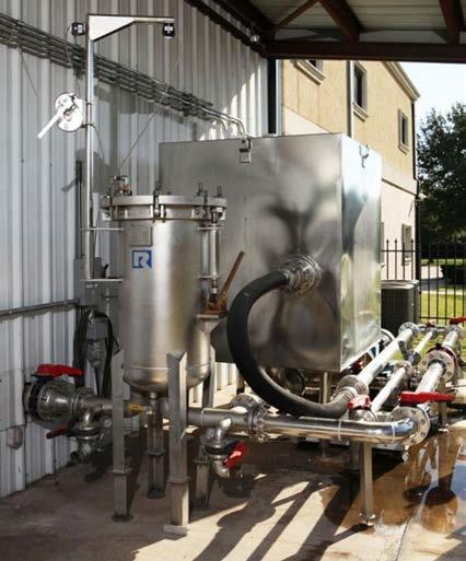 The FTC Test Loop utilizes a 1100 gallon clean water tank, twin 450 GPM centrifugal pumps, dual 90