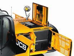 Our start function means a JCB JS220 can only be started in a safe locked position.