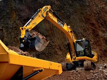 2 Simultaneous tracking and excavating is smooth and fast with an intuitive multifunction operation.
