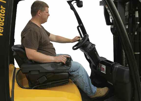 Intelligent ergonomics Operators prefer our trucks. Operator comfort is enhanced by the increased foot space in the well designed operator's compartment.