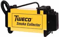 Tweco Smoke Collector Fume Removal System FEATURES Smoke Collector is compatible with all Tweco Smoke Master MIG Guns Efficiently Removes welding fumes WELDING PROCESSES: MIG (GMAW), Standard Options