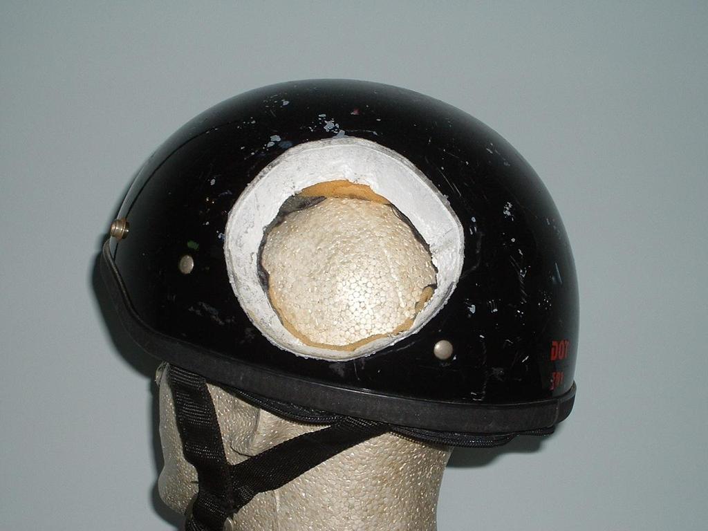 THE HELMET Helmets are designed to protect the rider s head FMVSS-218