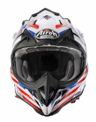 5lbs) Carbon and Kevlar composite shell material Two external shell sizes Anatomically designed helmet interior Painted and UV-coated outer shell Removable upper nose guard Adjustable peak with