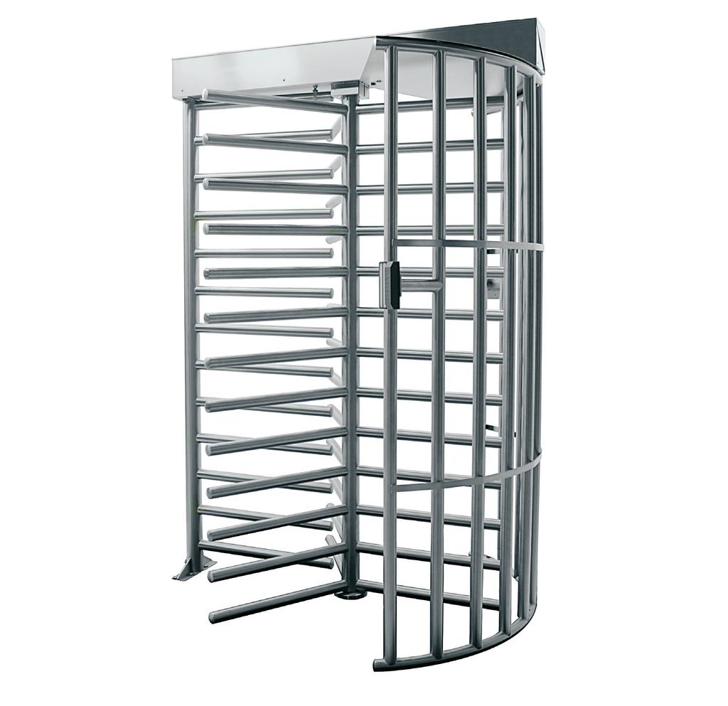 DESCRIPTIVE SPECIFICATIONS The is the most trusted, secure and reliable full height turnstile available.