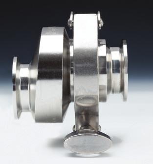 to 40 psi, depending on size) 1/4 to 2-1/2 line size (MNPT) 450 to 2500 CWP NPT Threaded ends Stainless steel