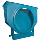 Accessories Inlet Boxes An inlet box is designed to minimize pressure drop and airflow losses.