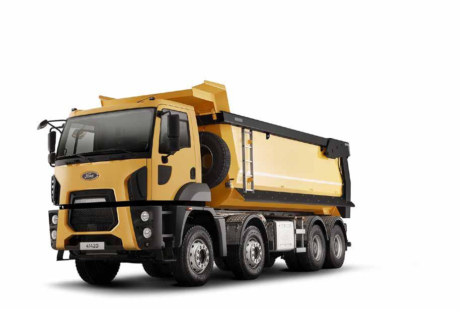 All vehicles in the Ford Trucks Tipper eries combine fuel economy with strong standard equipment.