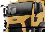 Ergonomic Cabin Low roof sleeper and day cab options provide the best field of