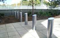 driven Rising and Static/Fixed Hostile Vehicle Mitigation Bollards: