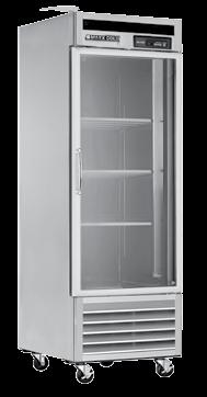 GLASS DOOR REACH-IN REFRIGERATION Maxx Cold Glass Door Reach-In Refrigeration pairs durability and longevity with visual appeal.