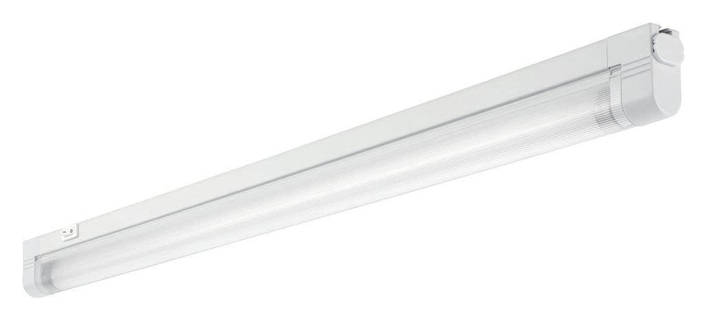 T5 Undershelf Linkable fluorescent lighting Luminaires may be continuously joined together using the in-line adaptor as supplied up