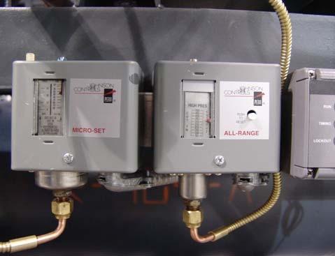 Direct Expansion (DX) Controls Thermostatic control (T-stat) High pressure control Compressor