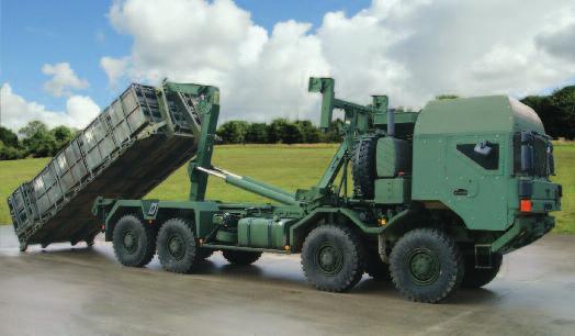 WORLD-LEADING LOAD HANDLING SYSTEMS MULTILIFT Load Handling Systems are employed by armies all over the world, in conditions ranging from desert sand to arctic ice.