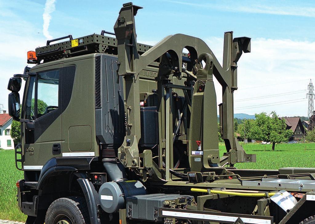 MULTIPLE MISSION CONFIGURATION MULTILIFT truck mounted hooklift systems enhance logistic capability whilst reducing vehicle fleet size, manpower and running costs.