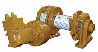 WINCH CAPSTAN, HYDRAULIC hydraulic winches (MADE IN USA) Series 1400 For the Utility Industry HYDRAULIC CAPSTAN WINCHES Fast Dependable Bloom Winches High strength cast iron gear