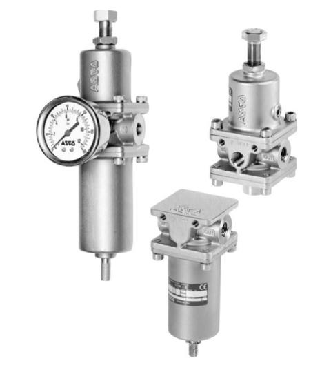 Pressure Relief/Vent Hole 2 = ØM5 Thread Certifications & Approvals 0 = ATEX 1/21 Only Options AD = Automatic drain AN = Automatic drain with 1/8 NPT Adapter (1) (2) G = 316 SS pressure gauge MB =
